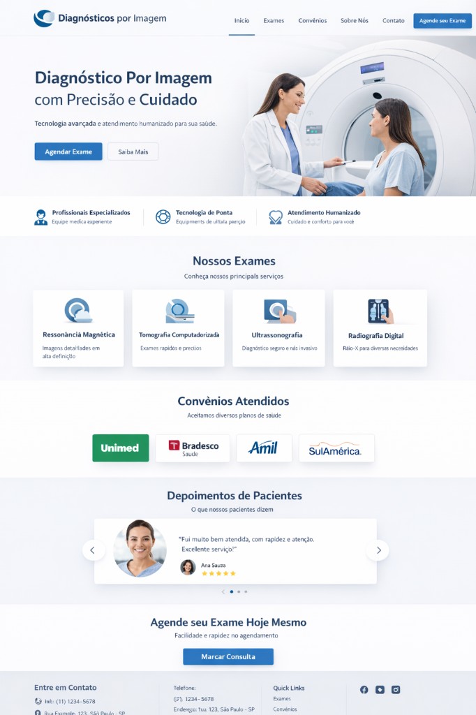 Equipe e exames de imagem — PROIMAGEM